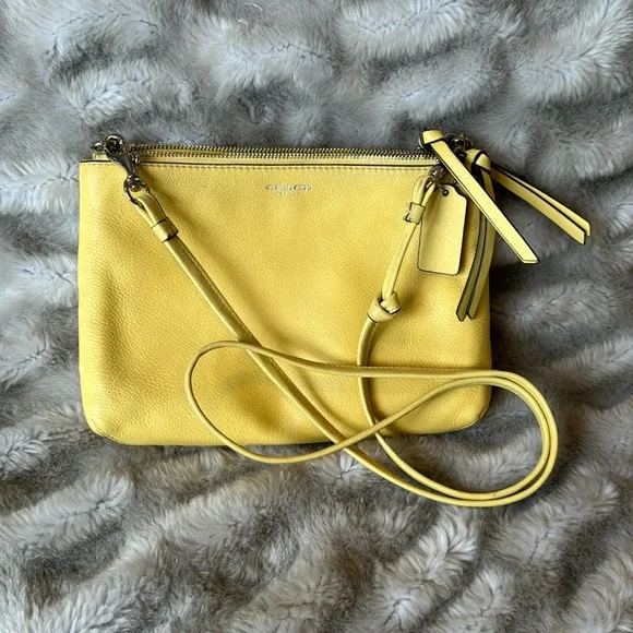 Coach Leather Crossbody Bag - Picture 1 of 12